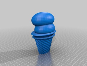 ice cream 3d printing 3d print model - Mito3D