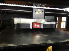 dual fan mount monoprice ultimate wanhao d6 3d printer parts duplicator 6 3d print model - Mito3D