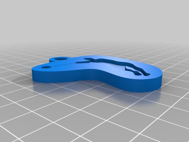 lanciatore di martello portachiavi i hammerthrow keychain 3D print model - Mito3D