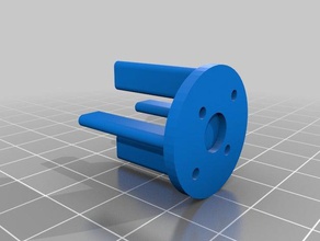 simple 1806 motor mount hot glue mounting r c vehicles 3d print model - Mito3D
