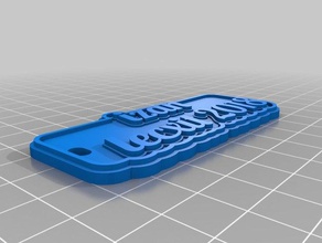 izan lecxit keychains customized 3d print model - Mito3D