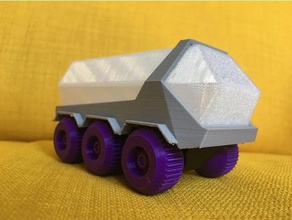 crystal mars rover oyuncaklar ve oyunlar araba kristal bilim kurgu 3d print model - Mito3D
