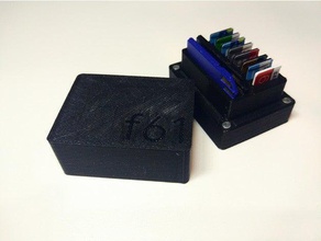 sd microsd card holder micro 3d print model - Mito3D