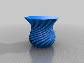 my customized custom vase factory decor 3d print model - Mito3D