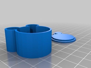 mickey mouse anillo de la caja los contenedores disney 3d print model - Mito3D