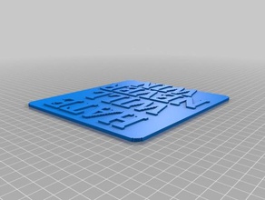 3d slash wall plaque 3d print model - Mito3D