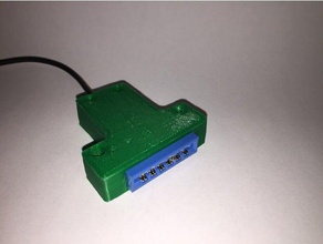 commodore datasette conector de la cubierta trasera equipo 64 pet vic-20 3d print model - Mito3D