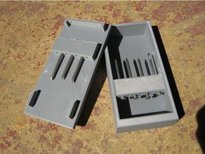 clou de la boîte puzzle puzzles le conteneur verrouillage des ongles coffre-fort jouet 3d print model - Mito3D