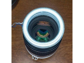 52 mm anillo de luz montaje la cámara iluminación led fotografía video 3d print model - Mito3D