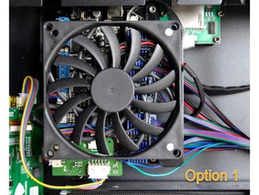 anycubic i3 mega fan de apoyo Impresora 3d las piezas ai3m ai3mega ventilador refrigeración el los fans la reducción ruido 3d print model - Mito3D