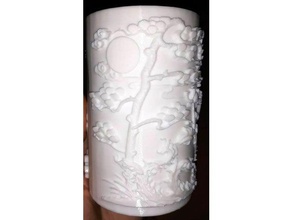 chinese vase biqu magician sample print 3d printing tests biqu biqu magician vase