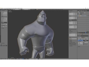 senhor incrível v01t esculturas dos desenhos animados disney infinity incríveis o filme a pixar 3d print model - Mito3D