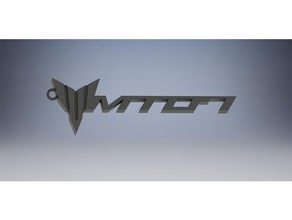 yamaha fz-07 mt-07 logotipo de la motocicleta llavero La impresión en 3d 3dprintable mt07 stl 3d print model - Mito3D