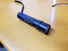 flashlight tube extender 3xaaa 18650 parametric hand tools battery aaa 3d print model - Mito3D