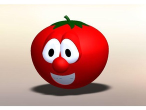 veggie tales bob tomato art 3d print model - Mito3D