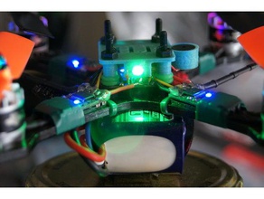 20x20mm uçuş denetleyicisi plaka buzzer led hobi 130mm akro sahibi bağlayın diydrones drone drones gerçek öfkeli piko blx mount açtı los mikro quadcopter miniquad pikoblx dört 3d print model - Mito3D