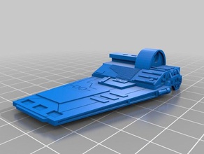 xwing custom s-folha de corte brinquedo & acessórios para jogos 3d print model - Mito3D