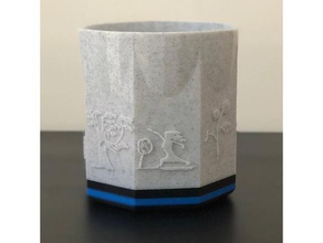 decorativo vaso arredamento fioriera 3d print model - Mito3D