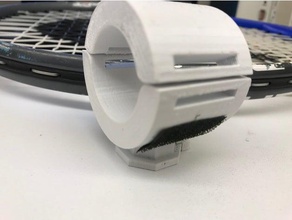 universal tennis racket holder 3d printer parts handy prosthetic hand spu engineering 3d print model - Mito3D