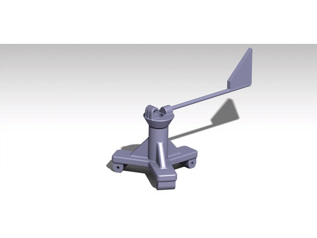 action-cam gopro rotary swivel mount Kamera 360 Auto Auto-rig drift drehen 3D print model - Mito3D