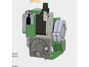 cr10 doğrudan ağır mod titan + v5heatsink+Volkan v6heatsink pancake motor beta 3d yazıcı parçaları cr-10 creality 2 ender e3d v6 Volkan 3d print model - Mito3D