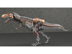 t-rex mekanik canavar Robotik 3d print model - Mito3D