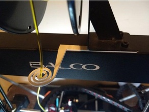 spiral filament guide 3d printer accessories wanhao duplicator i3 3d print model - Mito3D
