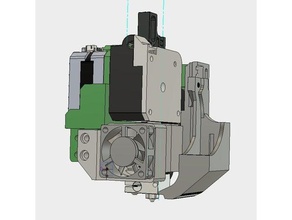 cr10 titan + e3d v5 dissipador de calor qith panqueca motor 25-28mm beta Impressora 3d acessórios creality cr-10 ender 2 acionamento direto 3d print model - Mito3D
