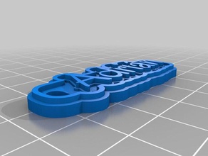 adri n llaveros personalizado 3d print model - Mito3D