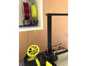 creality cr10 roda de filamentos guia Impressora 3d acessórios cr-10 filamento o 3d print model - Mito3D