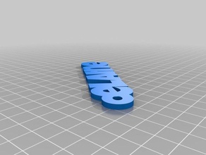 il mio personalizzato iamburny testo - elaine chiave ring1 organizzazione su misura 3d print model - Mito3D