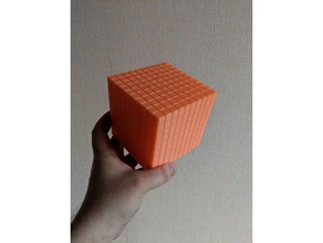 elementary school thousand cube math thousands 3d print model - Mito3D
