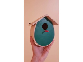 casa degli uccelli all'aperto e giardino bird birdhouse 3d print model - Mito3D