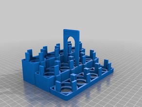 tiered food coloring caddy organization 3d print model - Mito3D