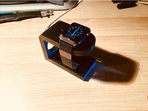apple watch station d'accueil téléphone mobile stand en charge de socle recharge la smartwatch 3d print model - Mito3D