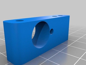 delrin porca do adaptador de printrbot smalls Impressora 3d peças 3d print model - Mito3D