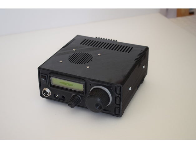 ubitx cas de l'électronique le boîtier ham-radio ham radio qrp émetteur-récepteur 3D print model - Mito3D