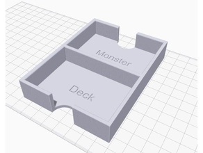 canavar güverte kutusu gloomhaven oyunlar kartları 3d print model - Mito3D