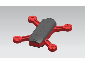 spire quadcopter frame hobby camera dji spark flying 3d print model - Mito3D