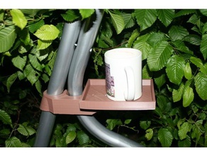 tablette balancelle le bricolage bricoloup de la coupe location chaises longues soutien tassé 3d print model - Mito3D
