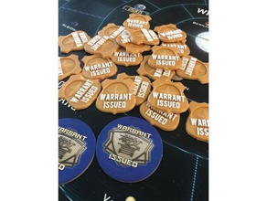 firefly game - warrant issued tokens toy & accessories 3d print model - Mito3D