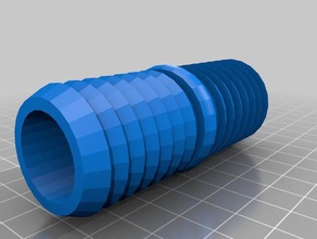tubo di gomma başına raccordo idraulico aksesuarlar 3d print model - Mito3D