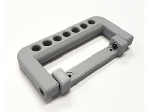 suitcase box case handle replacement parts briefcase lunchbox wooden 3d print model - Mito3D