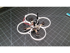 tiny whoop frame fc spacing 36x36mm diameter 30mm hobby micro quadcopter tinywhoop 3d print model - Mito3D