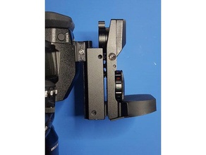 caméra sabot casquettes sites de la griffe l'appareil photo freecad v017 lumix picatinny vue 3d print model - Mito3D