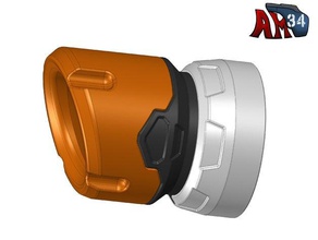 curta nerf barrel anexo brinquedo & acessórios para jogos 3d print model - Mito3D