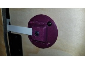 pi appareil photo sur le mur Imprimante 3d accessoires les pieuvres de la caméra boîtier raspberry rpi-cam rpi support camera v2 3d print model - Mito3D