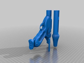 jango fett blaster cut hobby 3d print model - Mito3D