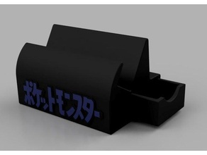nueva nintendo 3ds versión más pequeña muelle de carga juegos video new xl pokemon caso 3d print model - Mito3D