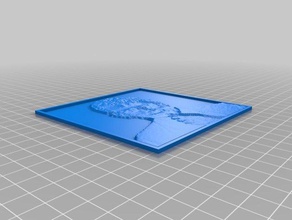 linus lithophane 2d sanat özelleştirilmiş 3d print model - Mito3D